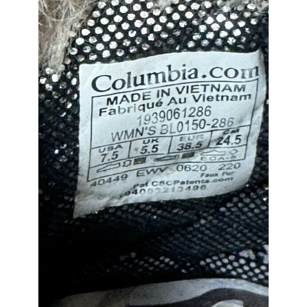 Columbia Slopeside Village Omni-Heat Waterproof Insulated WinterBoots Womens 7.5